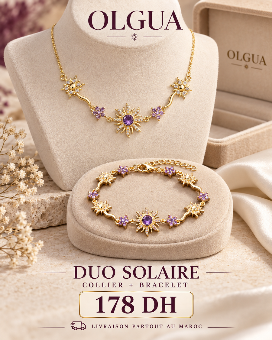 Duo Solaire – Collier + Bracelet