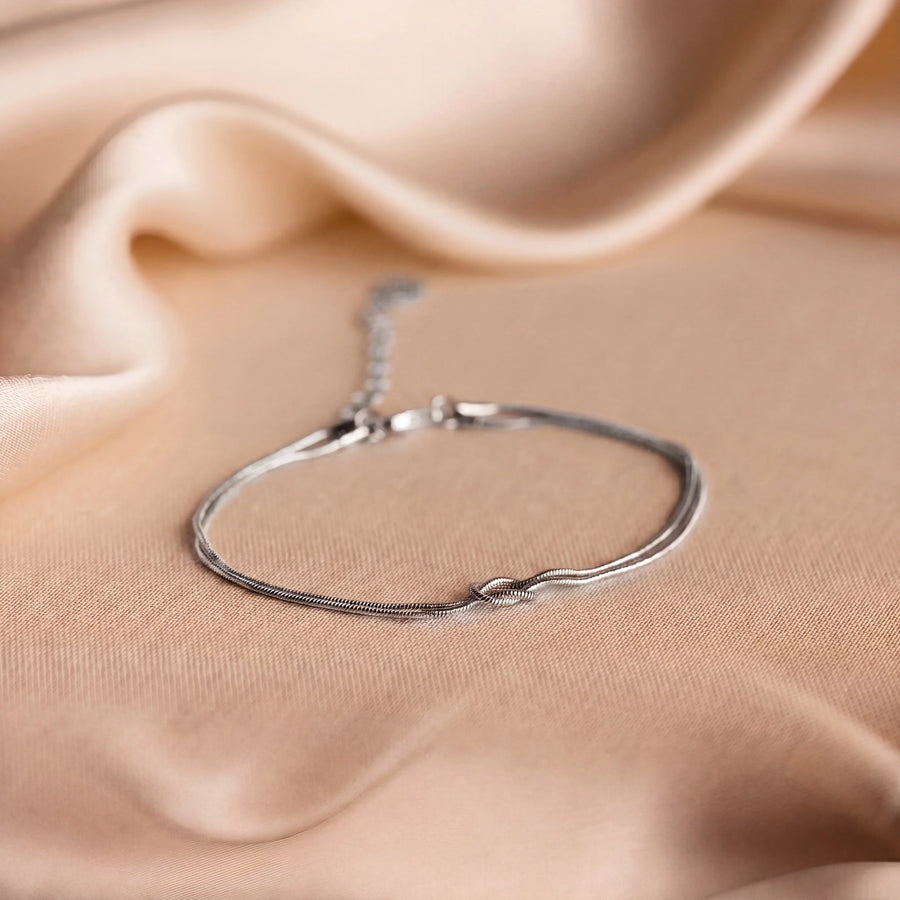 Duo Infini – Bracelets Couple Doré & Argenté
