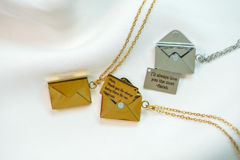 Collier enveloppe en acier inoxydable