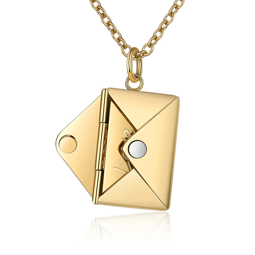 Collier enveloppe en acier inoxydable