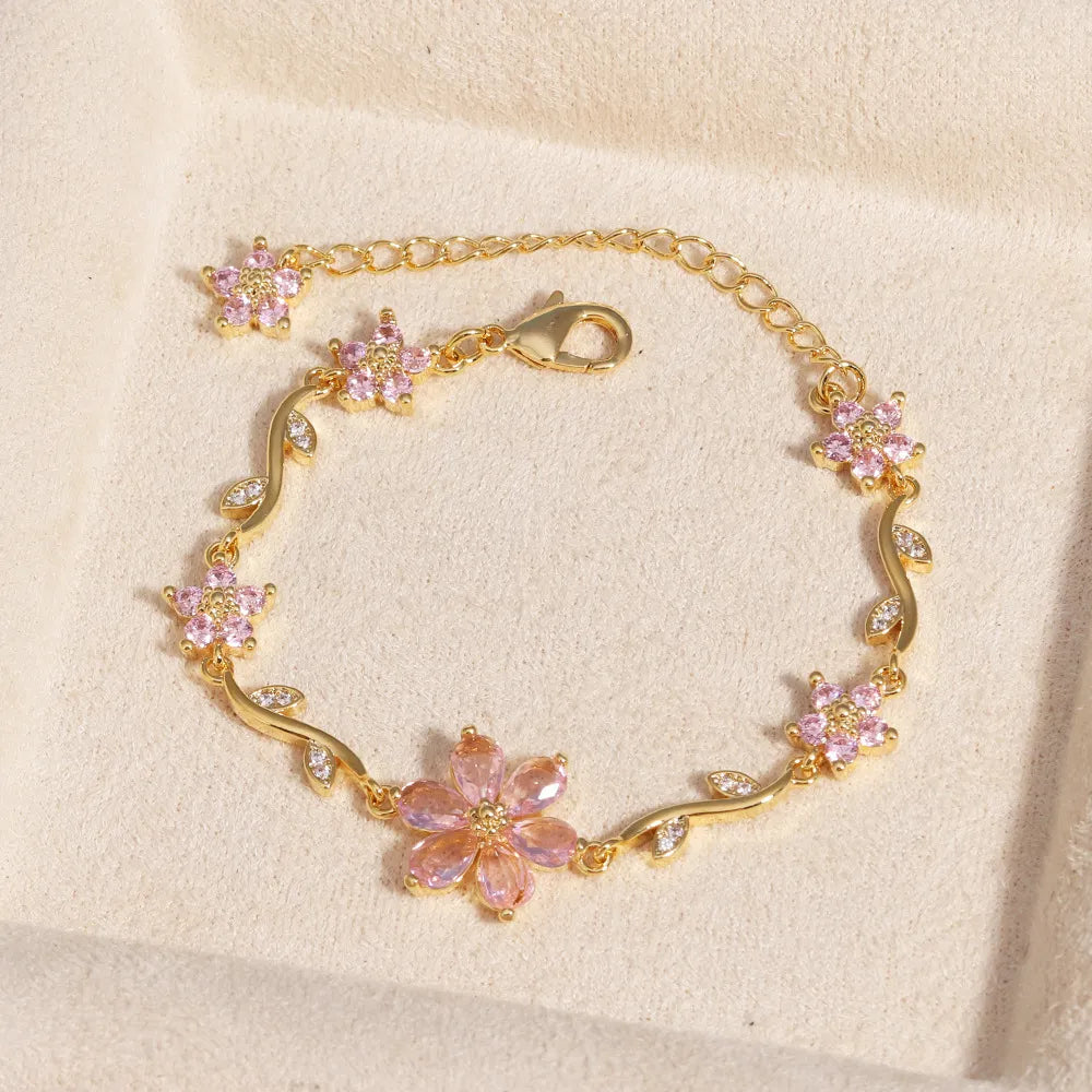 Pink Blossom Garden Bracelet