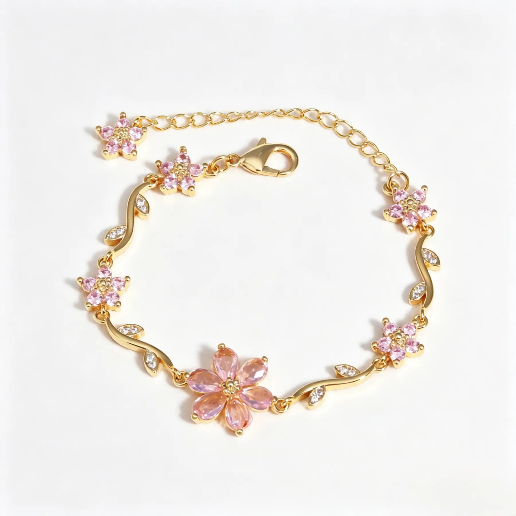 Pink Blossom Garden Bracelet